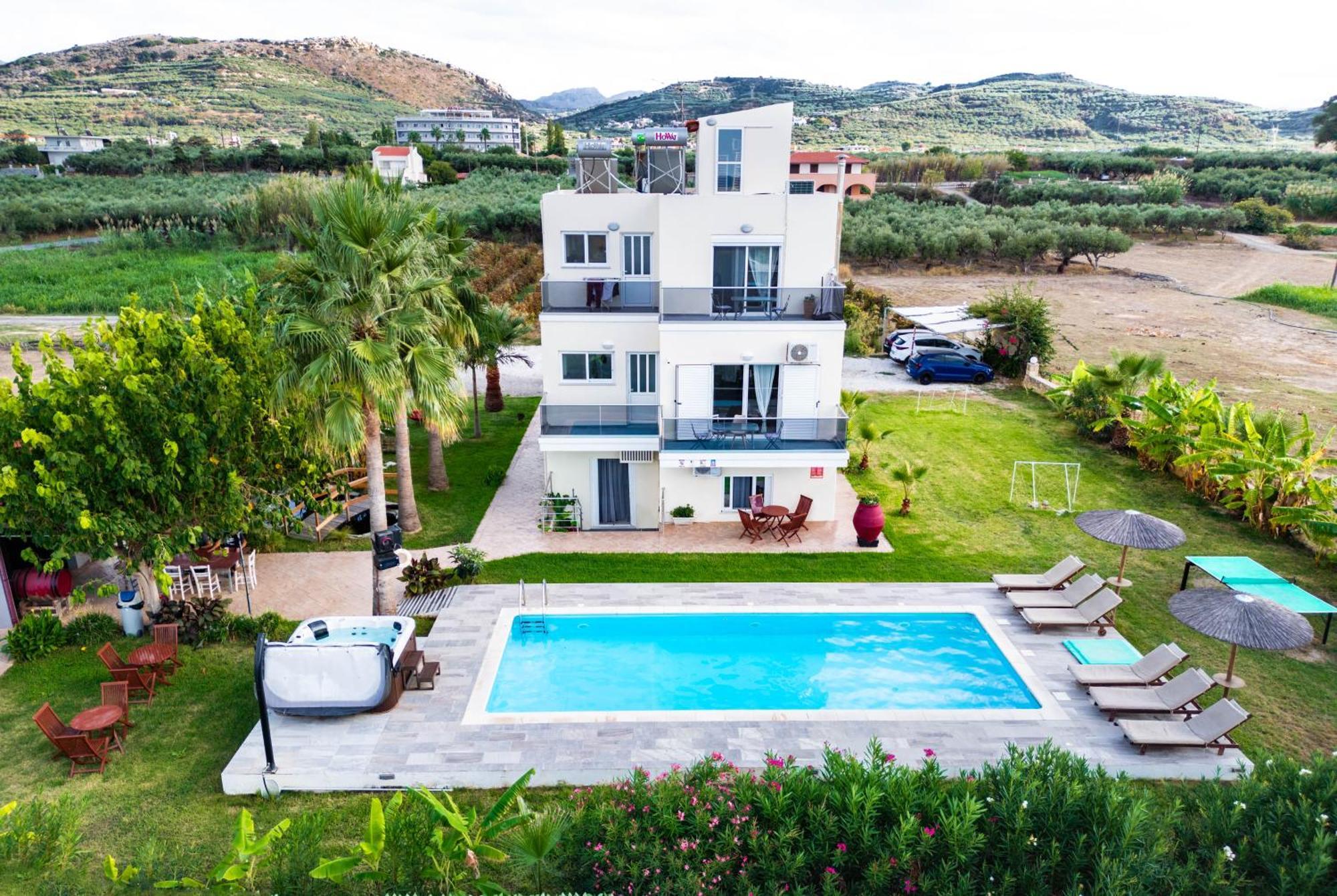 Martimi Apartments - 200M From Drapanias Beach - Pool - Hot Tub - Sauna - Bbq Kíssamos Eksteriør billede