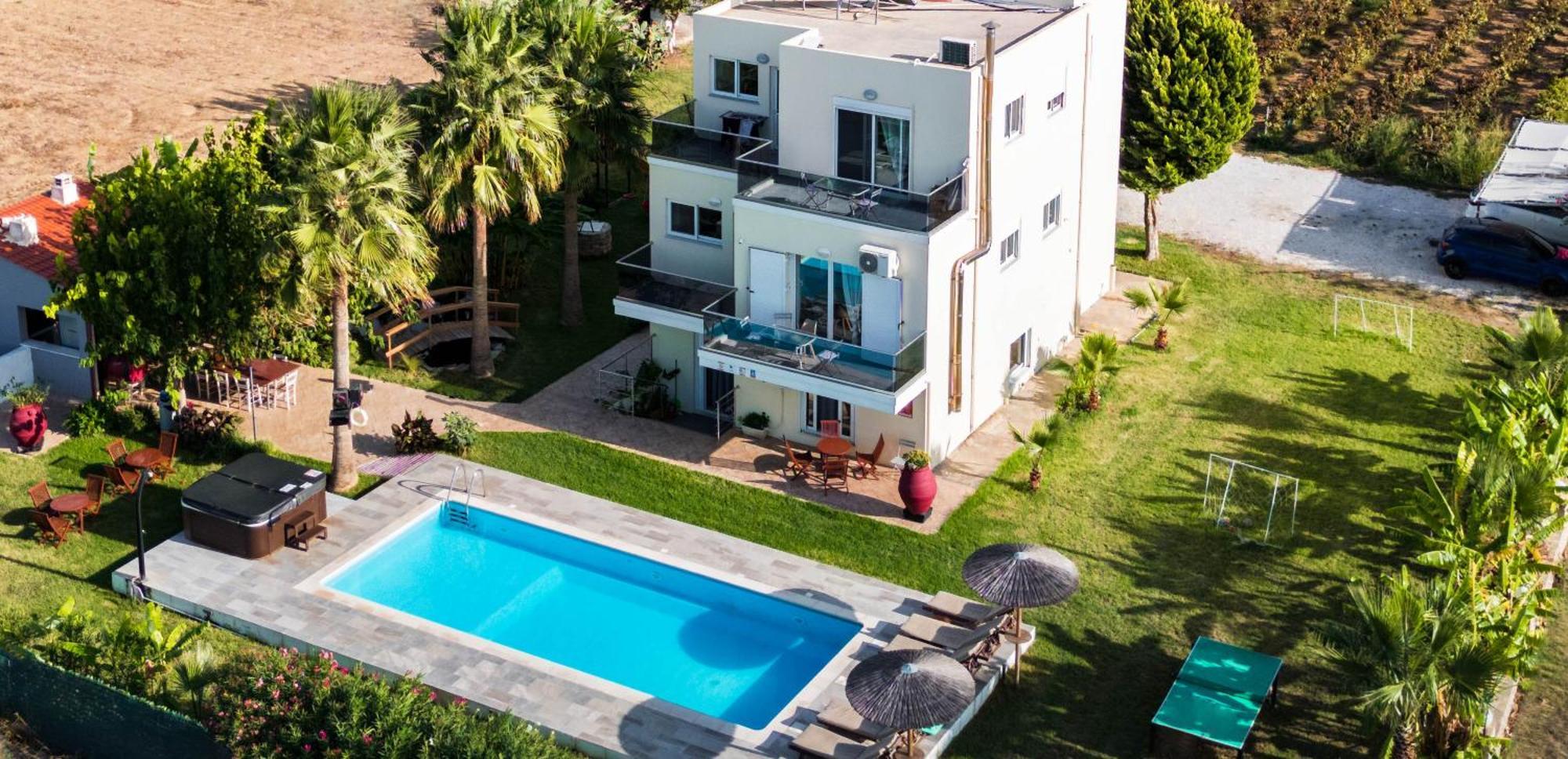 Martimi Apartments - 200M From Drapanias Beach - Pool - Hot Tub - Sauna - Bbq Kíssamos Eksteriør billede