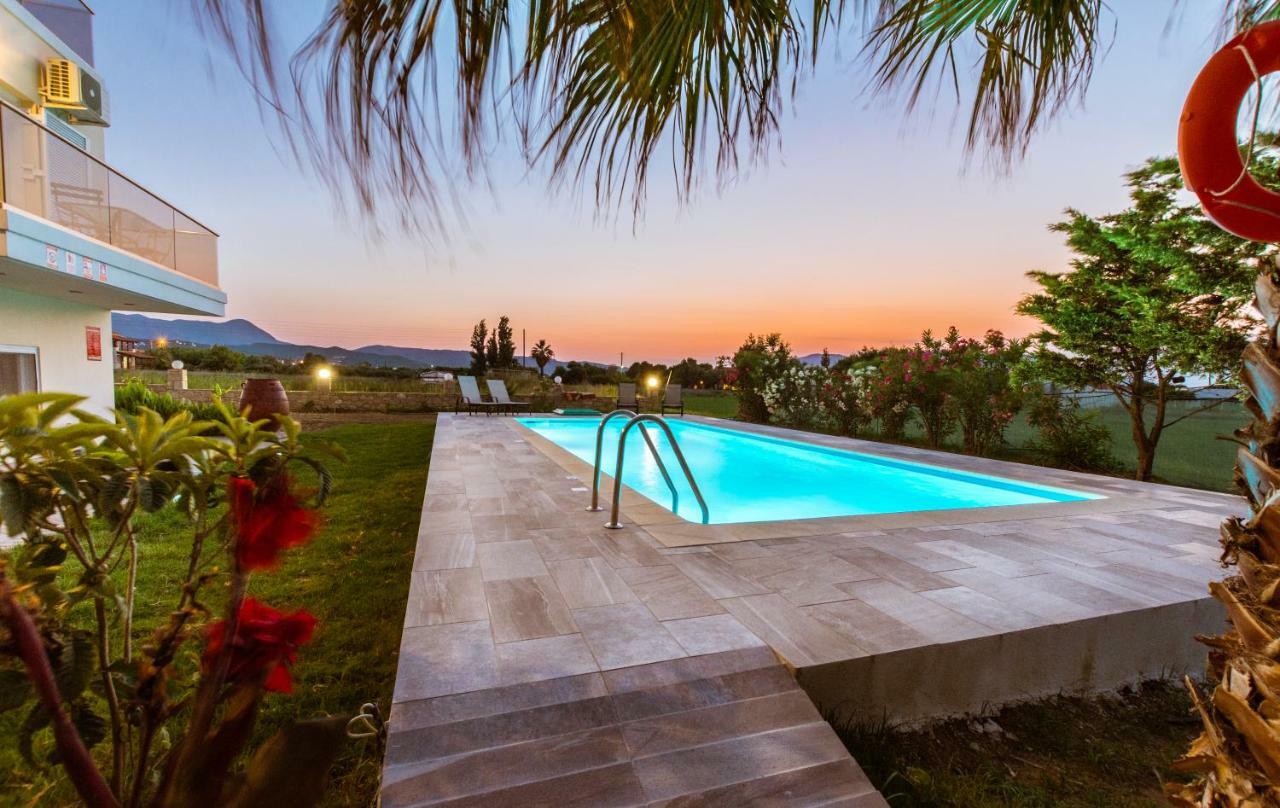 Martimi Apartments - 200M From Drapanias Beach - Pool - Hot Tub - Sauna - Bbq Kíssamos Eksteriør billede