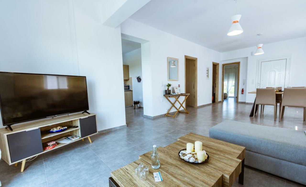 Martimi Apartments - 200M From Drapanias Beach - Pool - Hot Tub - Sauna - Bbq Kíssamos Eksteriør billede